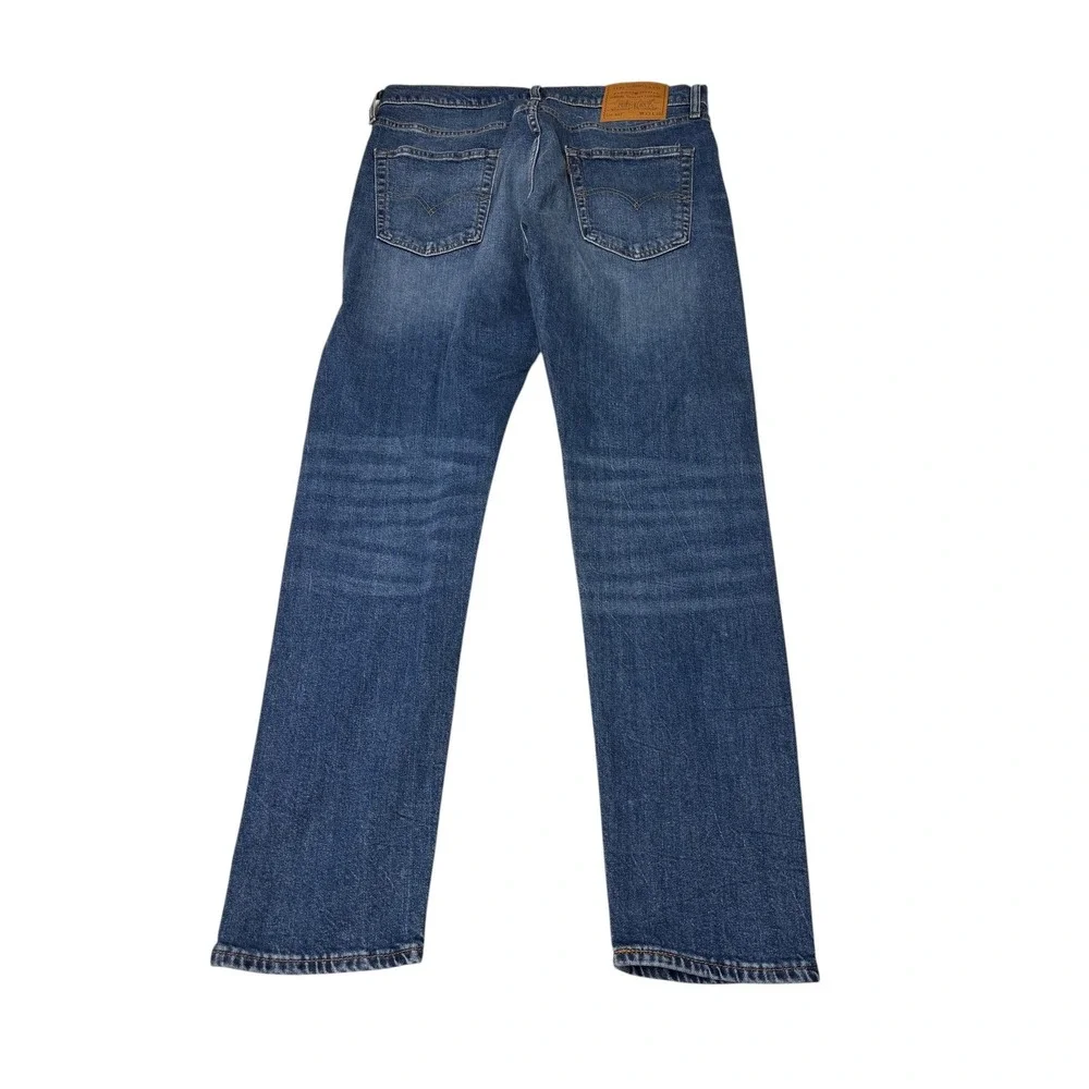 Levis Premium Big E 512 Slim Taper Blue Jeans Mens 33x28 Medium Wash Stretch‎